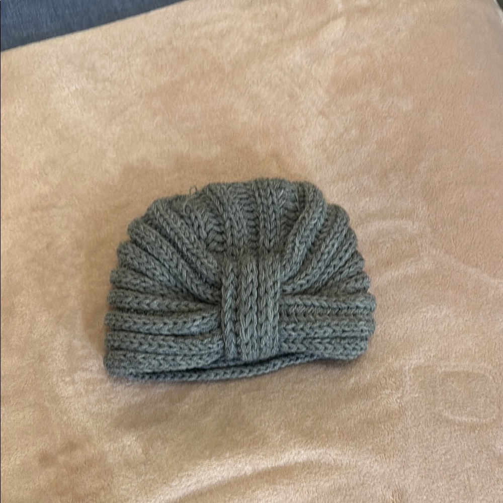 Grey winter hat